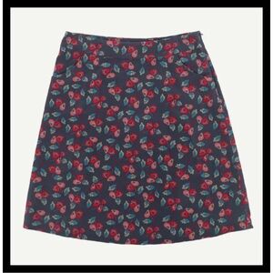 Seasalt Cornwall cotton Floral corduroy Skirt